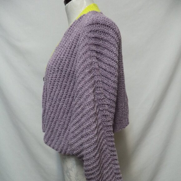 Urban Outfitters Chenille Cardigan sweater top cropped  NEW NWT Size Small Sm S - Picture 7 of 15